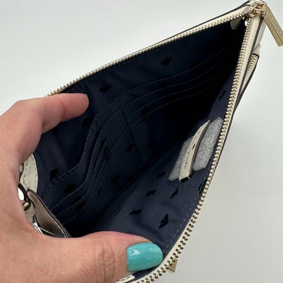 NWT Kate Spade Wild Petal Medium Floral Wristlet - Picture 8 of 10